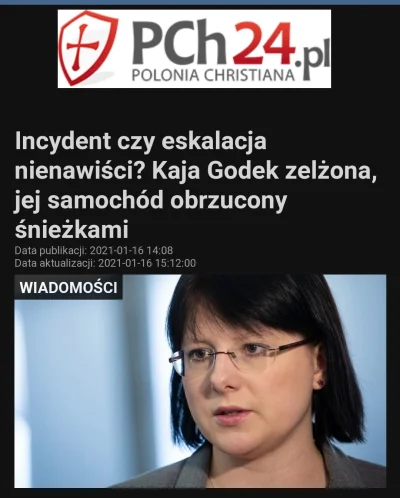 saakaszi - Co to znaczy zelżona?
Skoro Kaja Godek może lżyć na innych, chociażby twi...