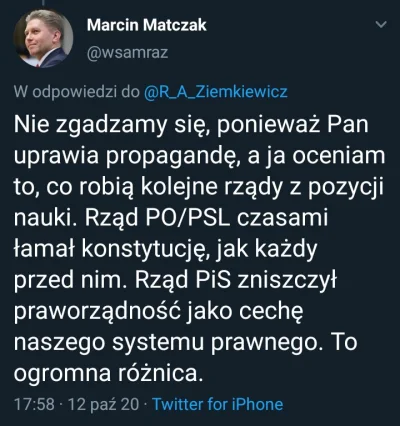 Volki - @mickpl 
szanowały jako tako zasady demokracji i nie łamały konstytucji
Lewak...