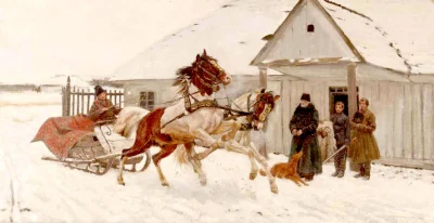 HaHard - Józef Chełmoński (1849-1914), 
Wyjazd, 1890

#malarstwo #promocjaart