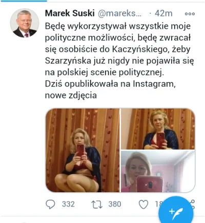 kanasta - Kolejny wlam na konto.
Dzisiaj Marek Suski.
https://mobile.twitter.com/ma...