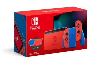 Mengzi - @Wierszu: 12 lutego ma wyjść Nintendo Switch – Mario Red & Blue Edition