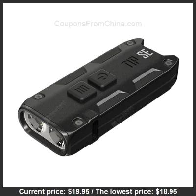 n_____S - Nitecore TIP SE OSRAM P8 Keychain Flashlight dostępny jest za $19.95 (najni...