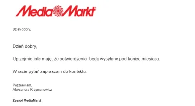 blaz17 - Spytałem się oddziału Mediamarkt czy mogą mi zapewnić dostawę konsoli ps5 z ...