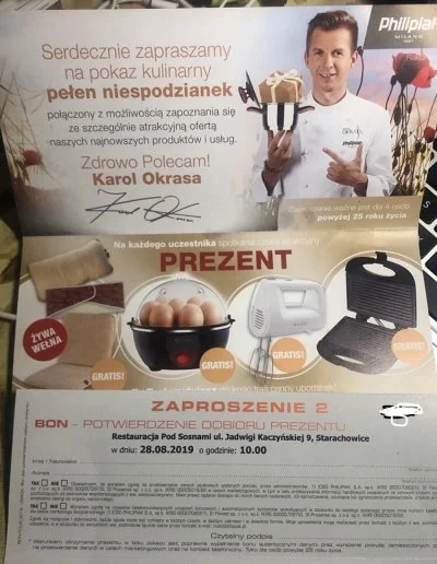 tomeks85 - Dziekuje panie Okrasa za reklamowanie garnkow swoim nazwiskiem