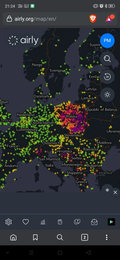 Seeper - Jakość powietrza tera. Polska płucami europy