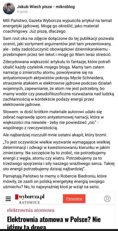 s.....i - > A ten artykuł nie jest tylko relacją z tej pikiety bez narzucania czyteln...