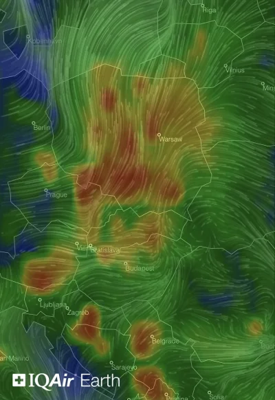 Szoku93 - Polska ewidentnie jest smutna ze u nas jest tak brudne powietrze ;-(
#hehes...