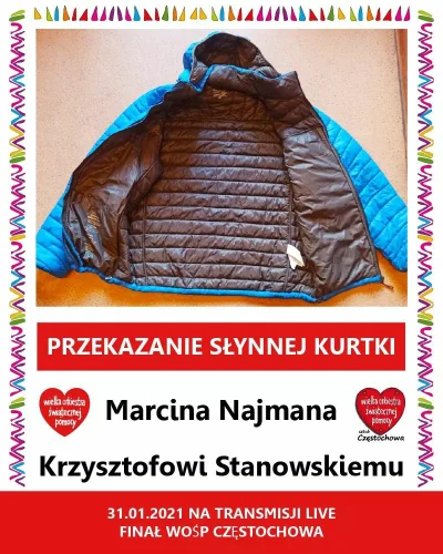 Kolodziej - No to mamy dogrywkę! ( ͡º ͜ʖ͡º)
Sztab WOŚP w Częstochowie poinformował że...