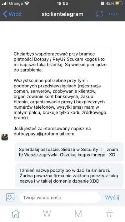 CarlVonVogel - O jak prychłem XD Coraz mądrzejsi Ci oszuści na wykopie XDDD

#securit...