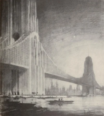 myrmekochoria - Hugh Ferriss, Kilka prac z książki "Metropolis Jutra", 1929.

Artyk...