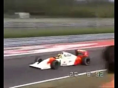 Gentleman_Adrian - Senna i jego słynna technika, uchwycona przez kamerę kibica. Mogłe...