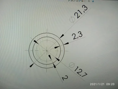 StaraSzopa - > @StaraSzopa fi rury to to co masz w środku 
 1/2" ma te 12.7 mm w srod...