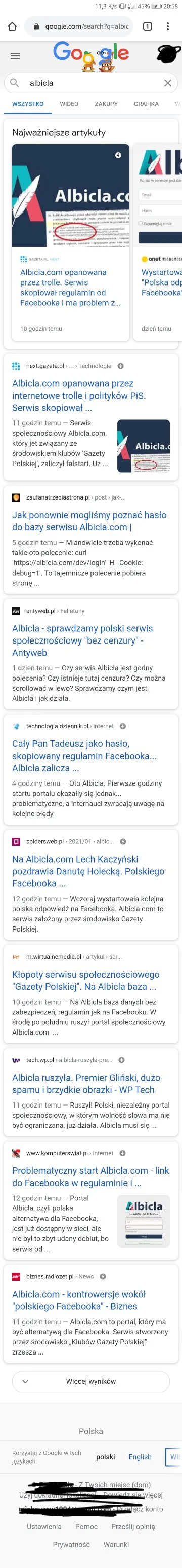 Zxcpo2 - Aha, a ja chciałem tylko odnośnik do strony xD

#albicla #heheszki