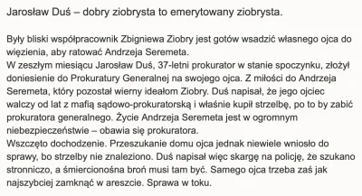 mucher - Ja tylko przypomnę o kumplu Ziobry Dusiu, który spadł z rowerka, tzn krzeseł...