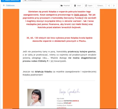 aleksyyyy - @aleksyyyy: Zapisałem się do newslettera fundacji Kai Godek. Teraz "obroń...