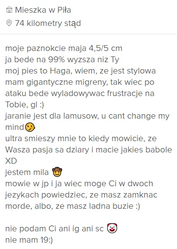 P.....z - Ale rak XD
#tinder