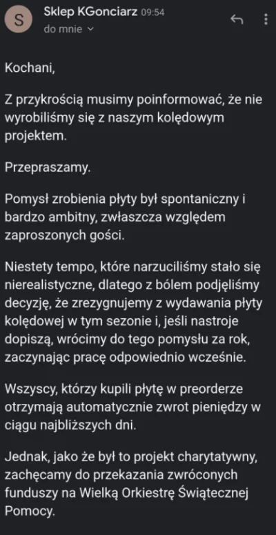 virotresor - oho kukoledy nie wyszly, ciekawe czy oddadza hajs czy bedzie sasin
#gon...