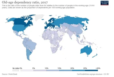 maszfajnedonice - @Robson86pn: Bo w Europie jest kilkukrotnie więcej staruszków.