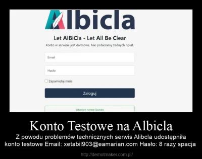 OlgaKucykowa - Konto testowe 
#albicla