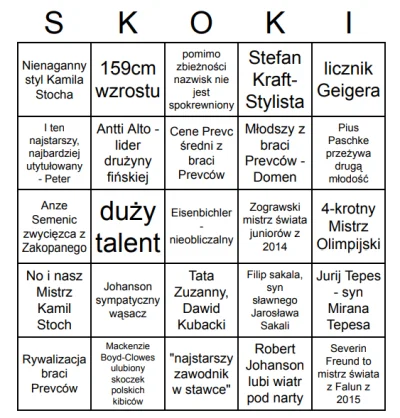 x.....x - Babiarz Bingo
#humorobrazkowy #heheszki
#skoki