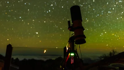 namrab - Małe ujęcie zza kulis - 4 godziny fotografowania nocnego nieba z bardzo dobr...