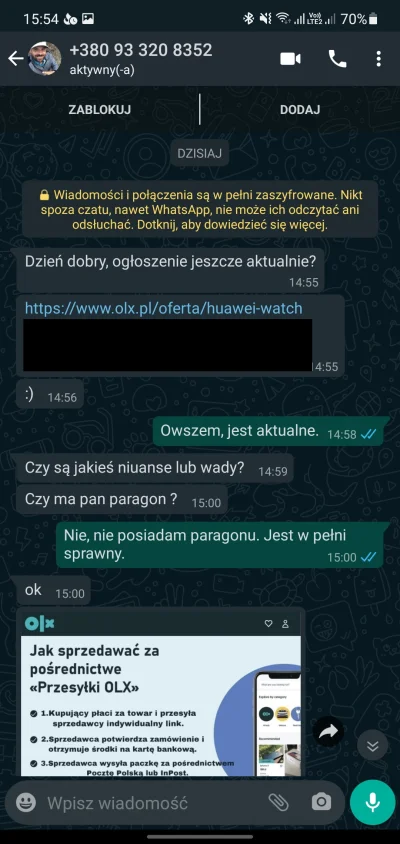 qrongoracykubek - Jakieś pomysły jak zmarnować czas krętaczowi? #olx #oszukujo