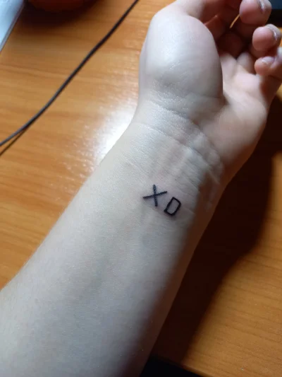 dobrosulka - Zrobiłam se "XD"
#xd #tatuaze

SPOILER