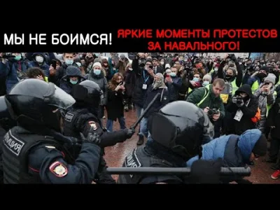 Tadumtsss - Łapcie kilka szotów jak policyjskie dostają oklep #rosja #protesty #nawal...