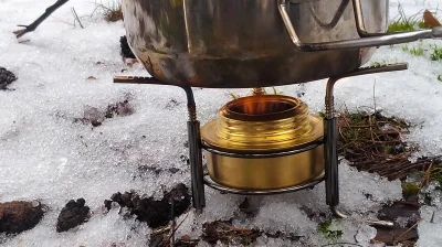 koradek - Pali się tylko trochę gorzej niż dedykowany czysty bioetanol. Jeszcze w kwi...