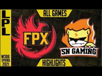 FX_Zus - FPX vs SN Highlights
W Chinach jakby wszystko się szybciej działo ( ͡° ͜ʖ ͡...