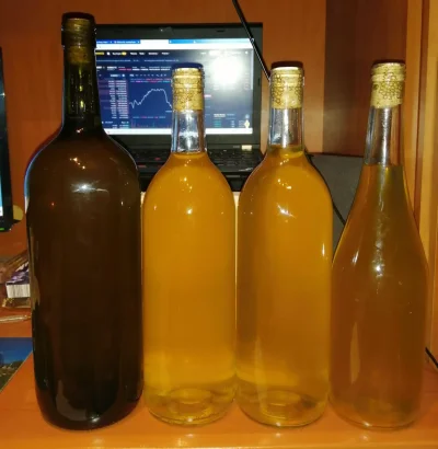 tomjar - #pijzwykopem #wino #winodomowejroboty #winodomowe
proces butelkowania jabłk...