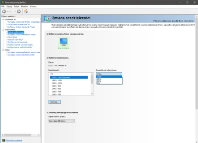 Dobo0 - @dwapalcewnatalce: Jak masz Nvidie to wejdź w panel > zmiana rozdzielczości i...
