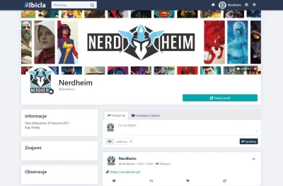 Nerdheim - jest moc ( ͡° ͜ʖ ͡°)
https://albicla.com/Nerdheim

#albicla