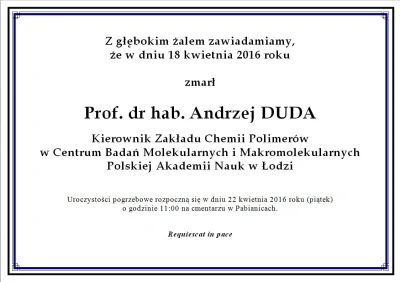 e.....u - Andrzej Duda nie żyje ( ͡° ʖ̯ ͡°)

śpij słodko Aniołku 

#bekazpisu #ce...