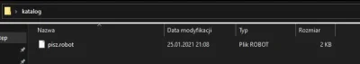 Pelen_watpliwosci - @henk: elo, probowałem dostac sie do katalogu z robotem (na pulpi...