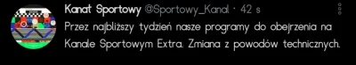 bartiii_ - Kanal Sportowy upada po raz pierwszy. Ban za dziennikarskie zero? 
#kanals...