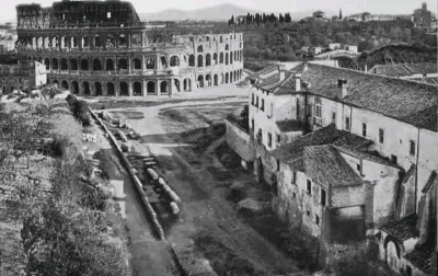 myrmekochoria - Koloseum w 1860 roku. 

#starszezwoje - tag ze starymi grafikami, m...