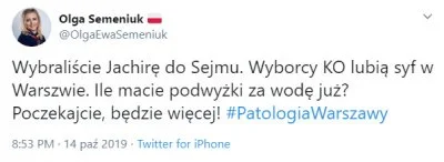 M.....n - moja ulubienica która nie dostała się do sejmu z warszawskiej listy xD