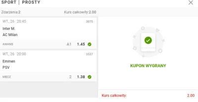 pijekubusplay - @mokane: Elegancko. Mieliśmy podobne kupony. Mi stracha już PSV napęd...