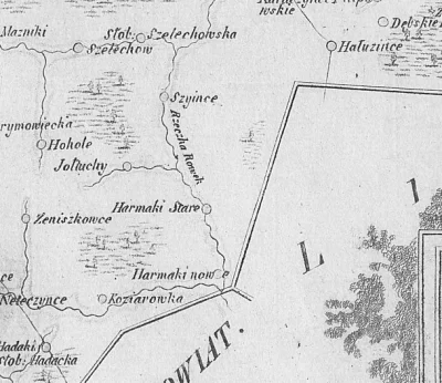 yosemitesam - Jedyne Harmaki w powiecie latyczowskim z mapy z 1820 pokrywaja sie z ty...