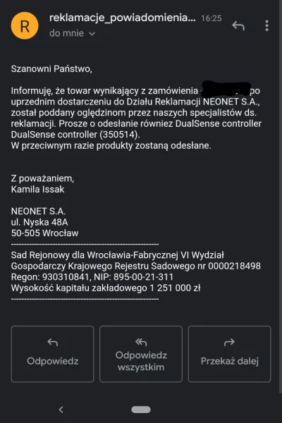 LaFleur - Co ten Neonet to ja nawet nie. Konsola zamówiona 21. stycznia i przyszła dz...