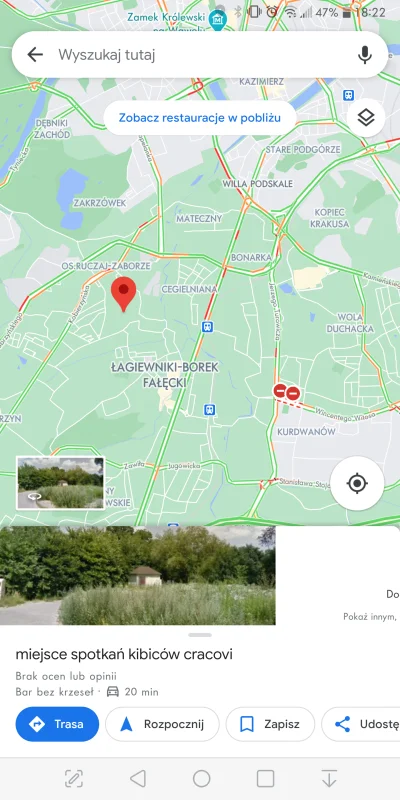 Minus09 - Patrzcie co znalazłem w google maps XDDD
#wislakrakow