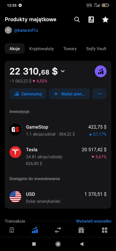 kroggi - Przepakować się?

#gme #tesla #gielda