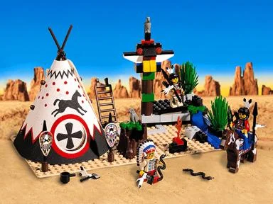 matkaboskaw_klapie - @damw: 
Set 6746-1 : Lego Chief's Tepee
