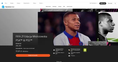 damixxi - Witam, chciałbym kupić grę fifa 21 na PS5. Aktualnie jest promocja na FIFA ...