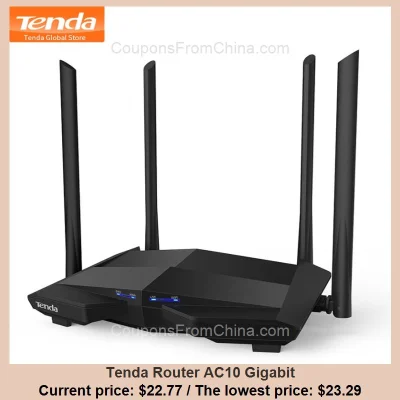 n_____S - Tenda Router AC10 Gigabit dostępny jest za $22.77 (najniższa: $23.29)
Link...