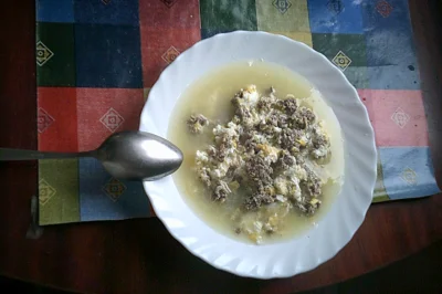 anonymous_derp - Dzisiejszy obiad: Zupa wołowo-jajeczna, sól.

Do czarnolistowania:...