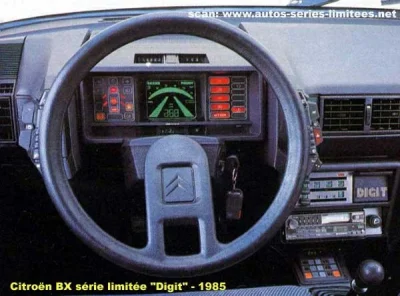 709009 - Auto z 1985 roku, choć na pierwszy rzut oka wydaje się, że to wnętrze z 2077...