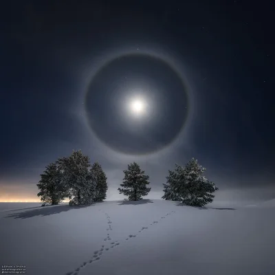 Artktur - Księżycowe halo, Östersund, Sweden
Dzisiejszy APOD
fot. Göran Strand

#...