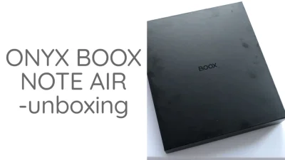 NaCzytnikuPL - Onyx Boox Note Air to jeden z najnowszych tabletów E Ink w ofercie dyn...